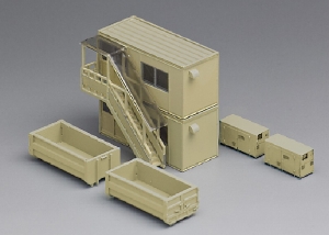 ユニットハウス ベージュ 2階建て