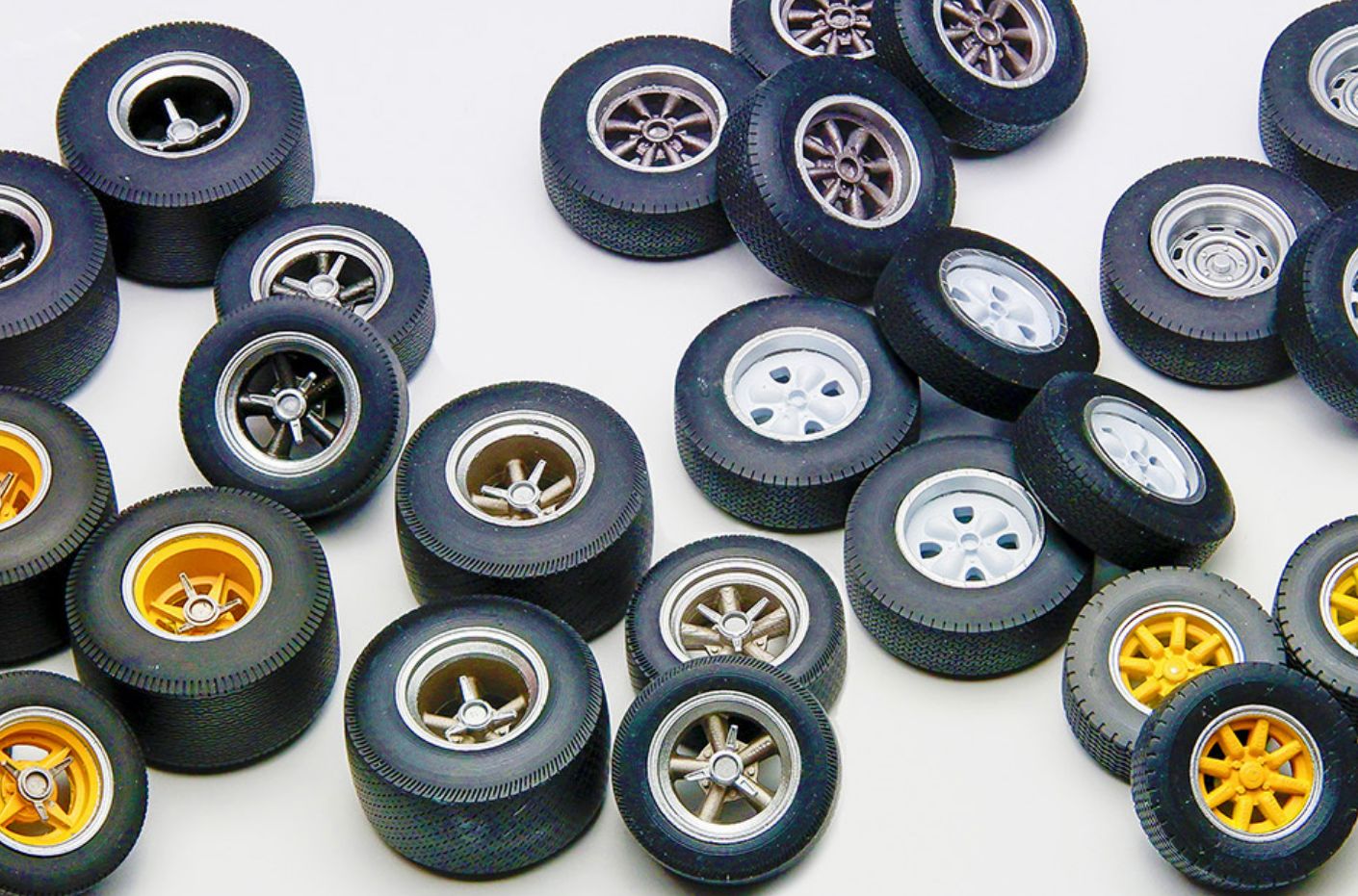 3Dプリンタモデルキット オールデイズタイヤ・ホィールセット